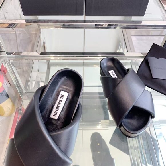 Jil Sander Women's Black Sandals - Picture 3 of 5